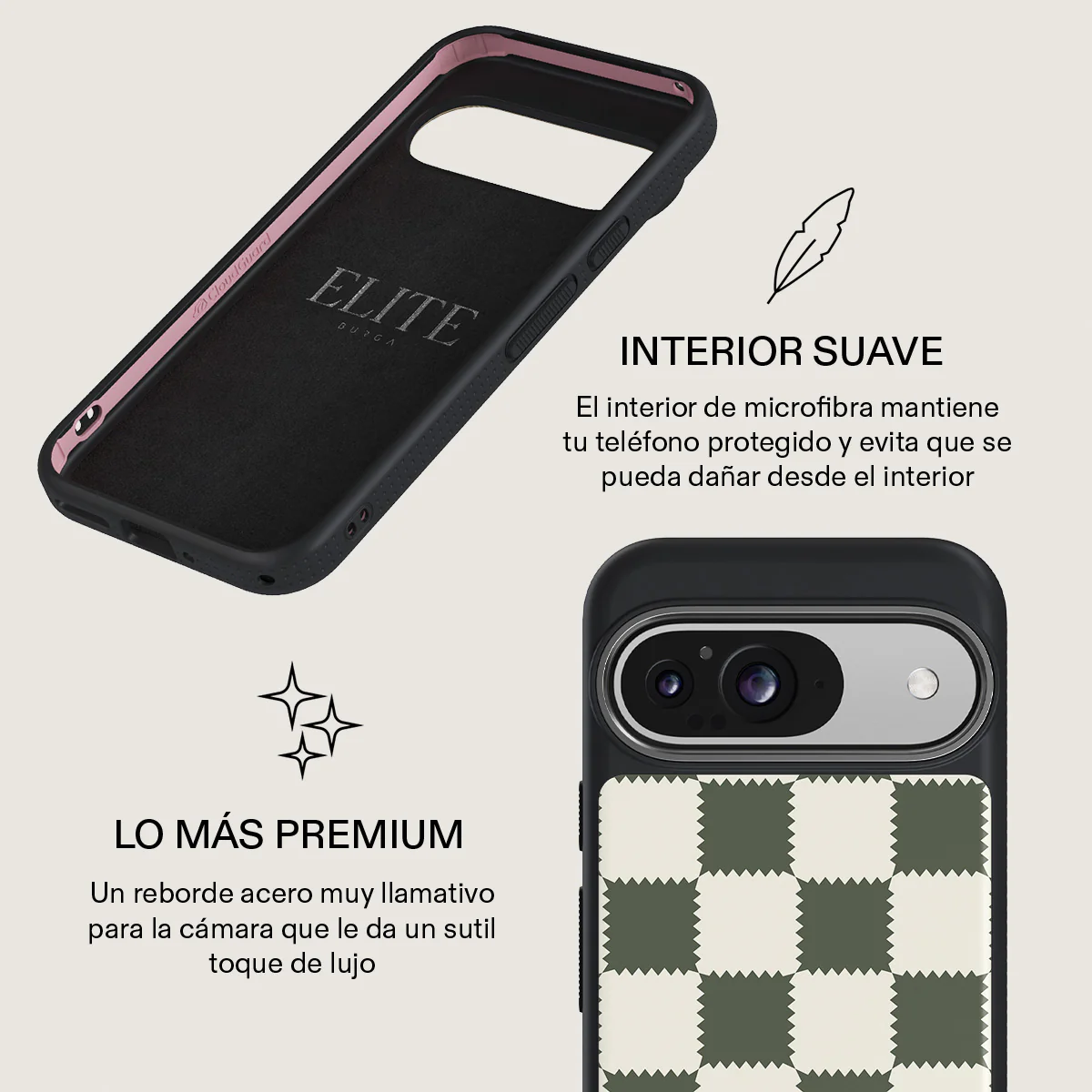 Retro Grid - Google Pixel 9 Funda - Image 17