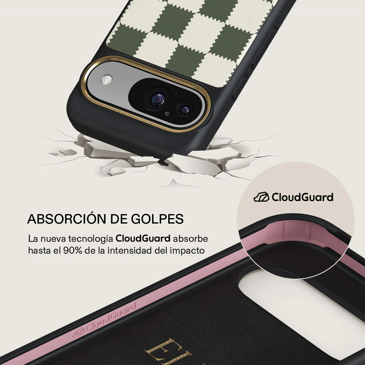 Retro Grid - Google Pixel 9 Funda - Image 7