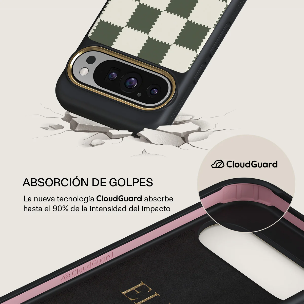 Retro Grid - Google Pixel 9 Pro Funda - Image 7