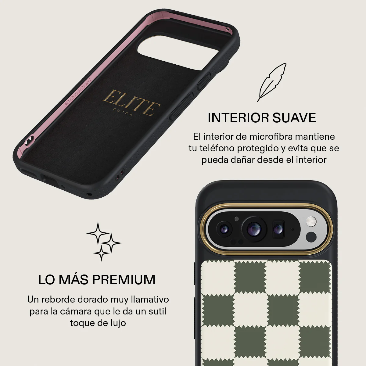 Retro Grid - Google Pixel 9 Pro XL Funda - Image 10