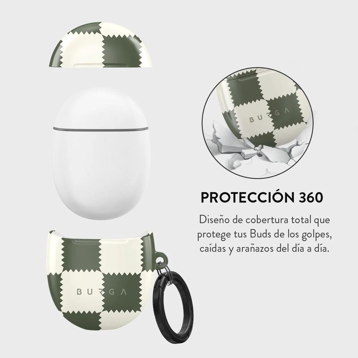 Retro Grid - Google Pixel Buds Pro 2 Funda - Image 2