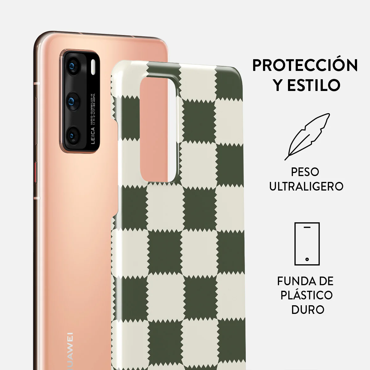 Retro Grid - Huawei P40 Funda - Image 2