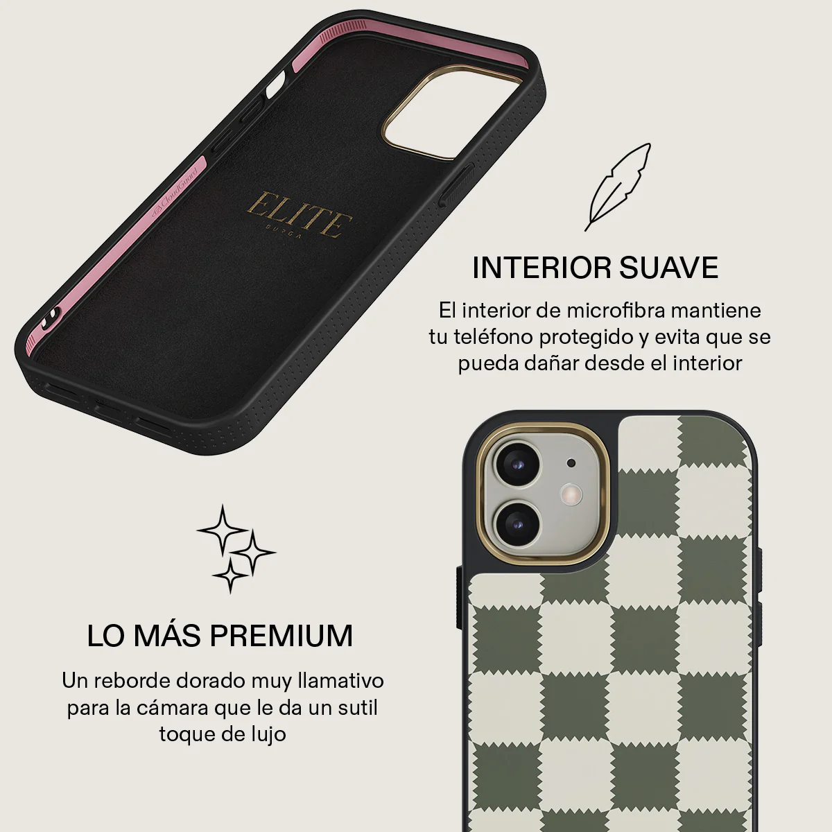 Retro Grid - iPhone 12 Funda - Image 10