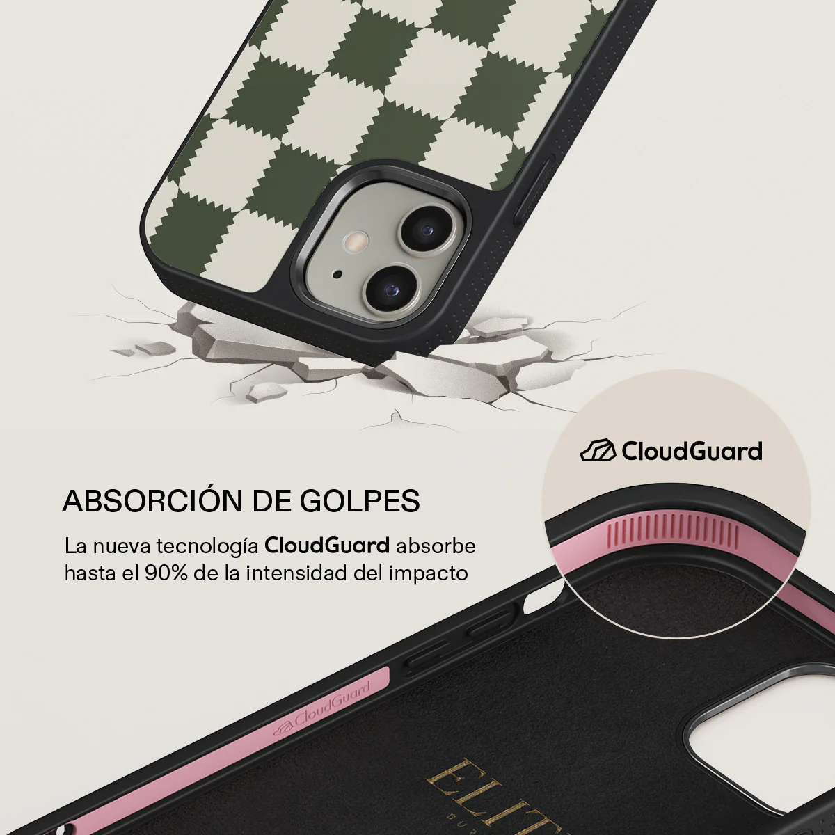 Retro Grid - iPhone 12 Funda - Image 14
