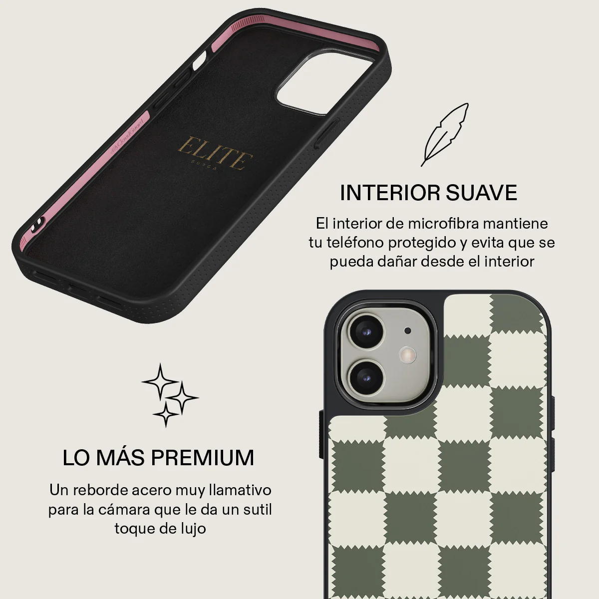 Retro Grid - iPhone 12 Funda - Image 17