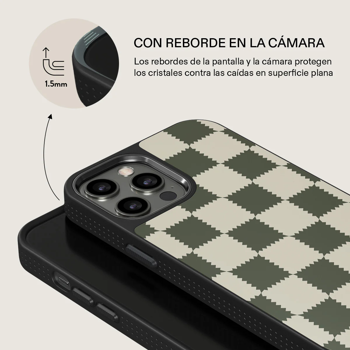 Retro Grid - iPhone 12 Pro Funda - Image 15