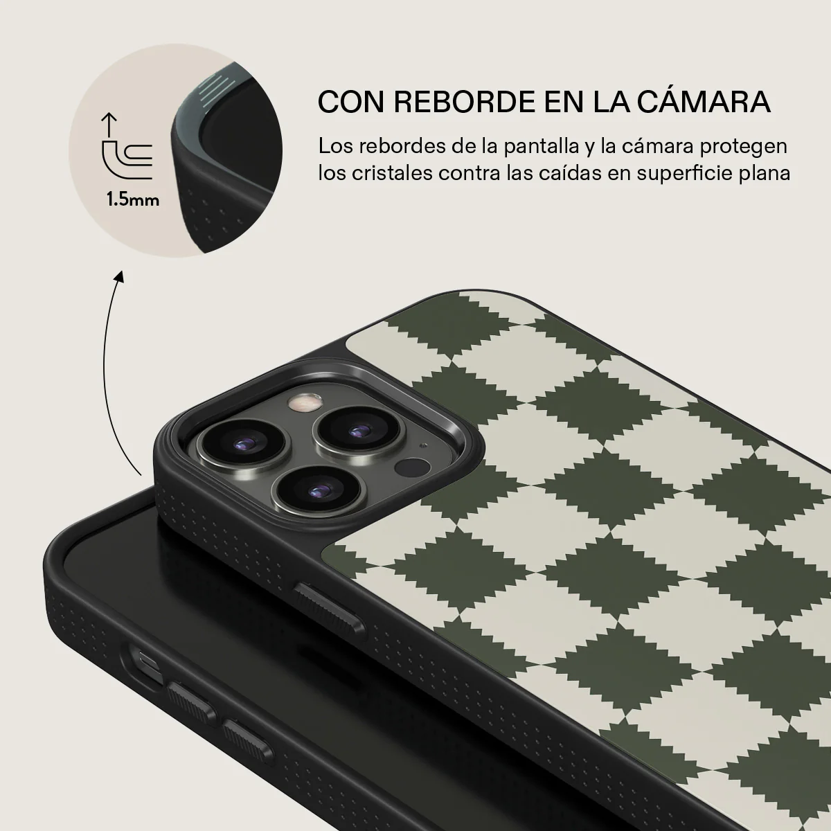 Retro Grid - iPhone 13 Pro Funda - Image 15