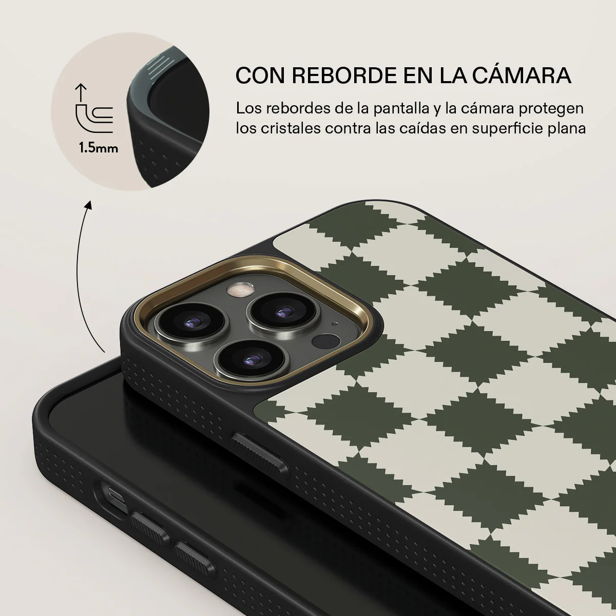 Retro Grid - iPhone 13 Pro Funda - Image 8