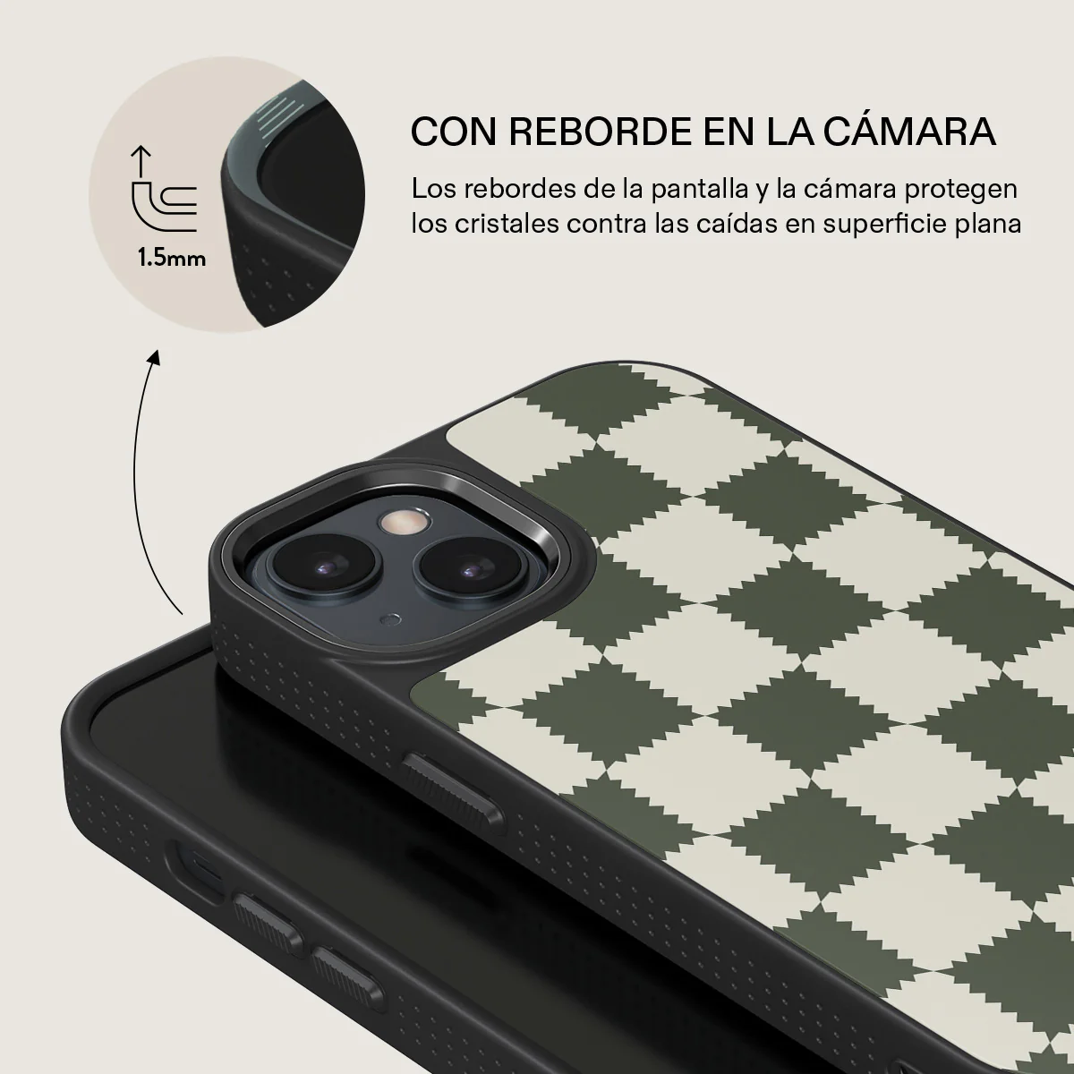 Retro Grid - iPhone 14 Funda - Image 15