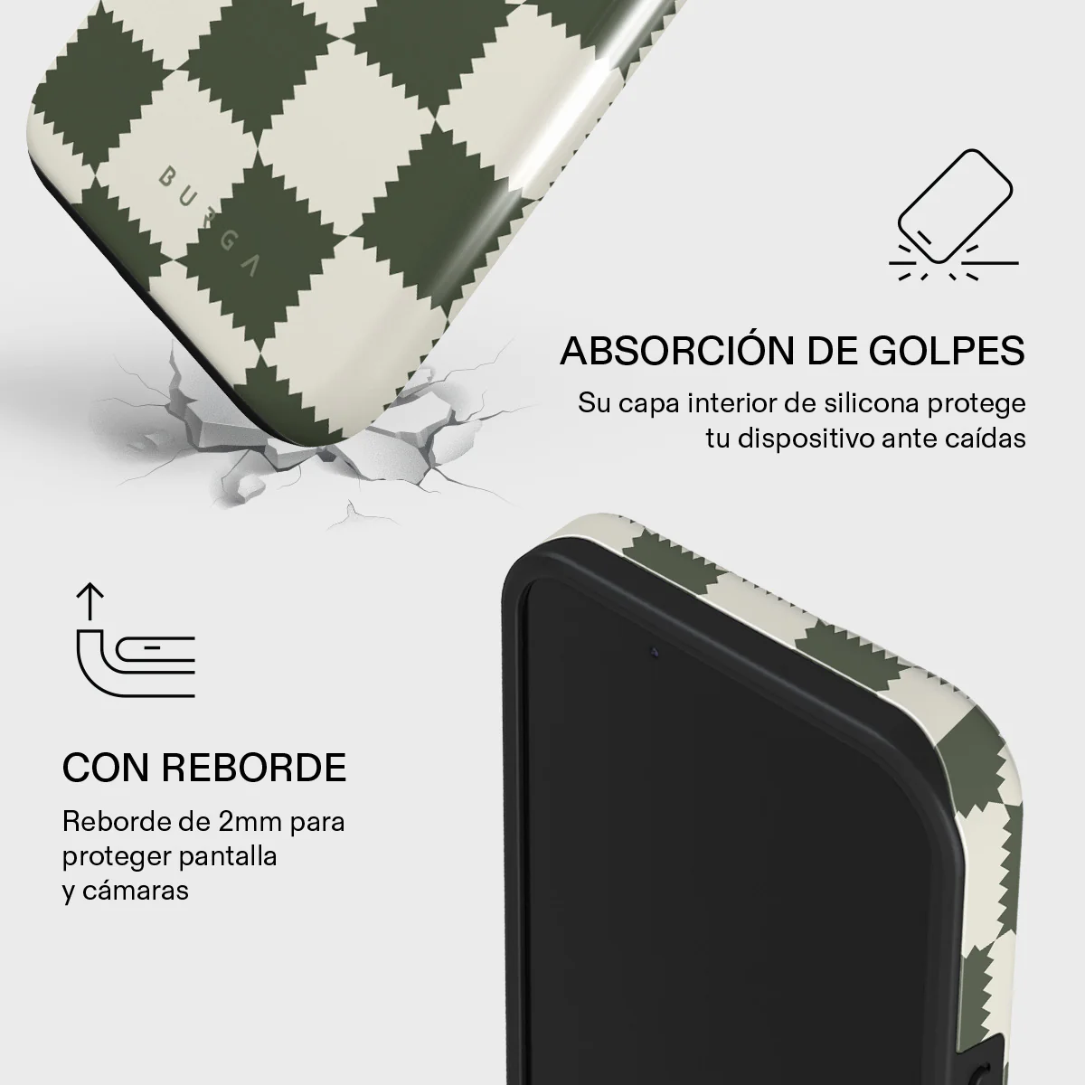 Retro Grid - iPhone 14 Funda - Image 4