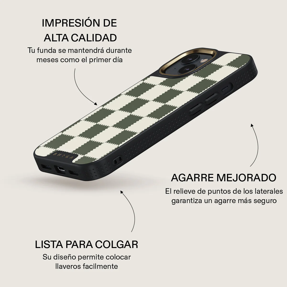 Retro Grid - iPhone 14 Funda - Image 9
