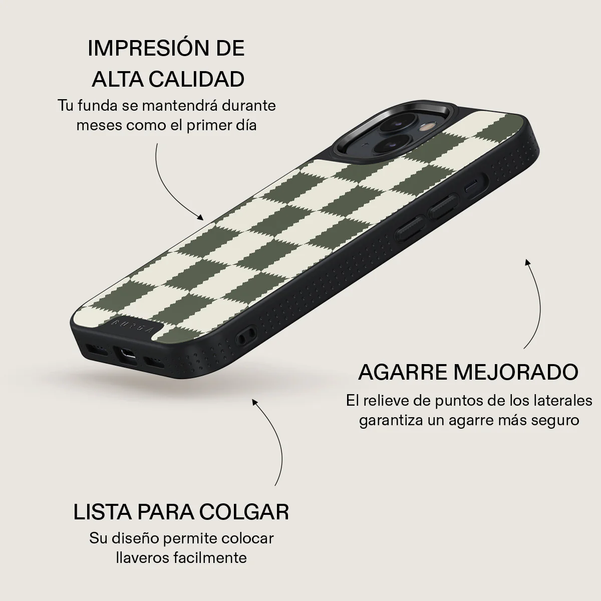 Retro Grid - iPhone 14 Plus Funda - Image 16
