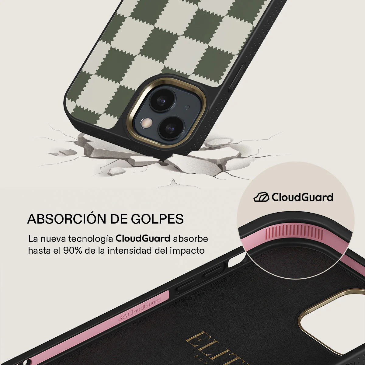 Retro Grid - iPhone 14 Plus Funda - Image 7