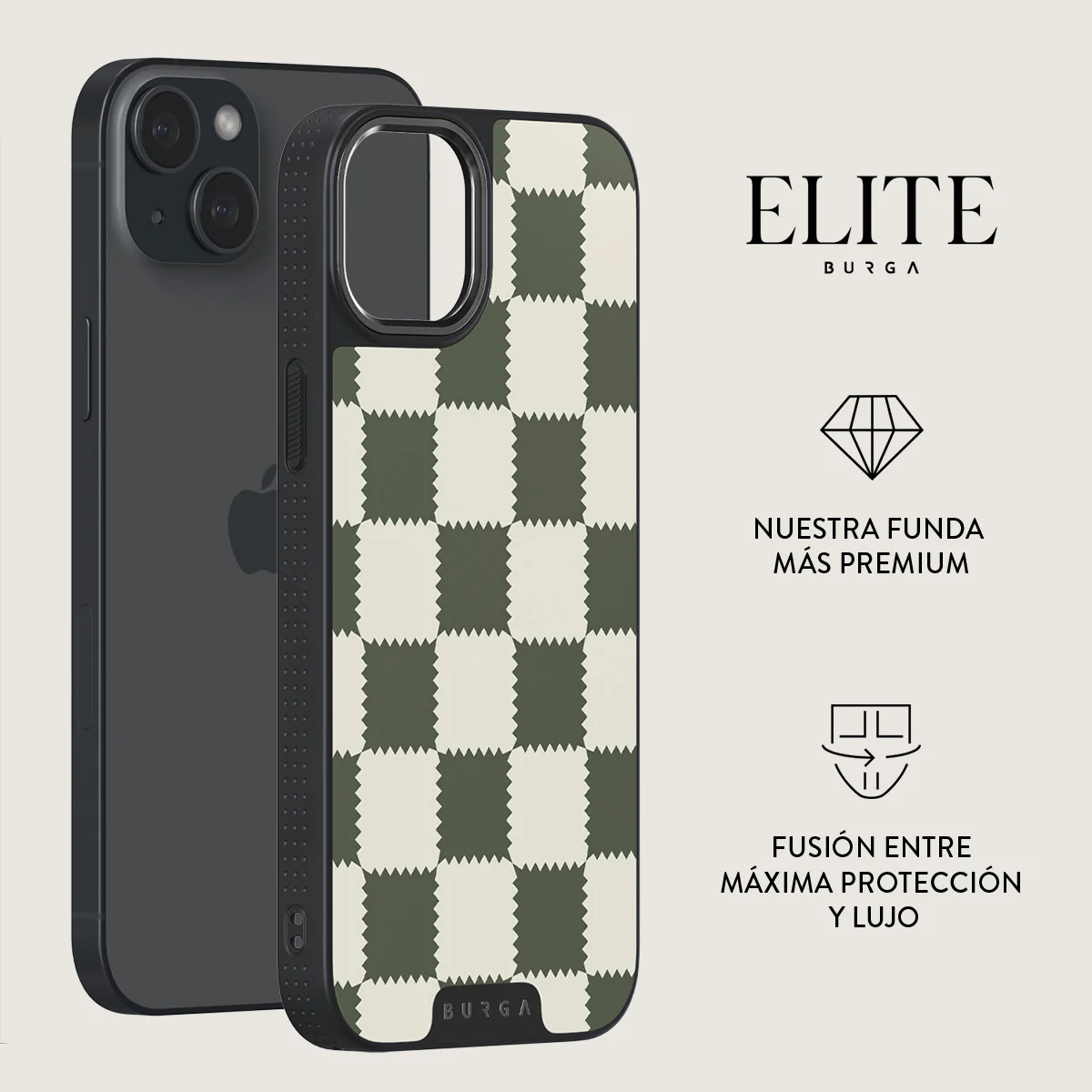Retro Grid - iPhone 15 Funda - Image 13