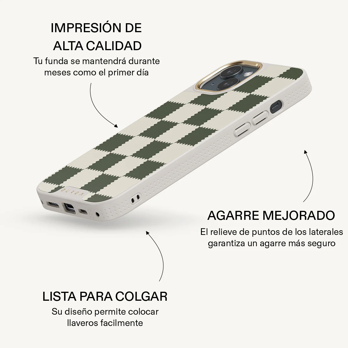 Retro Grid - iPhone 15 Funda - Image 23