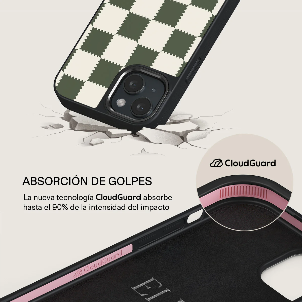 Retro Grid - iPhone 15 Plus Funda - Image 14