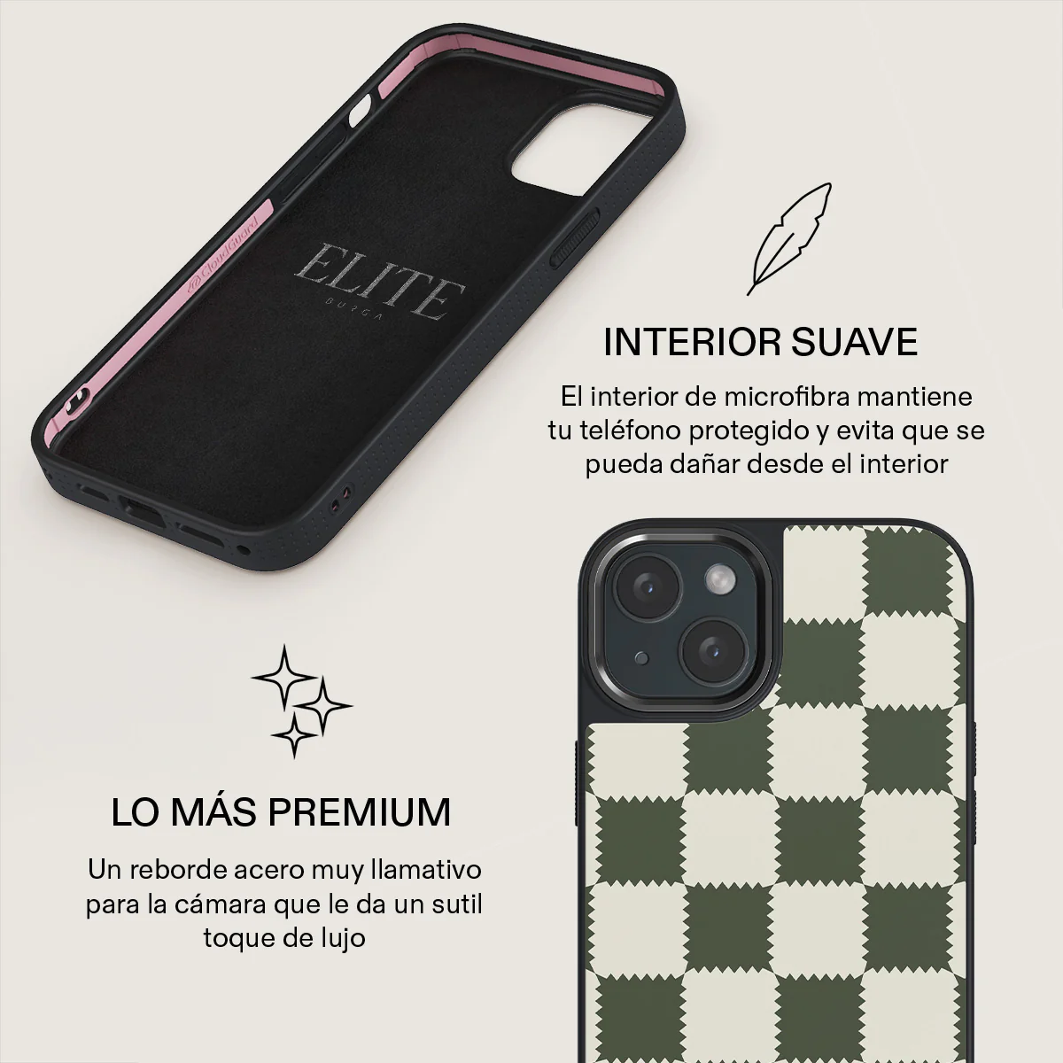 Retro Grid - iPhone 15 Plus Funda - Image 17