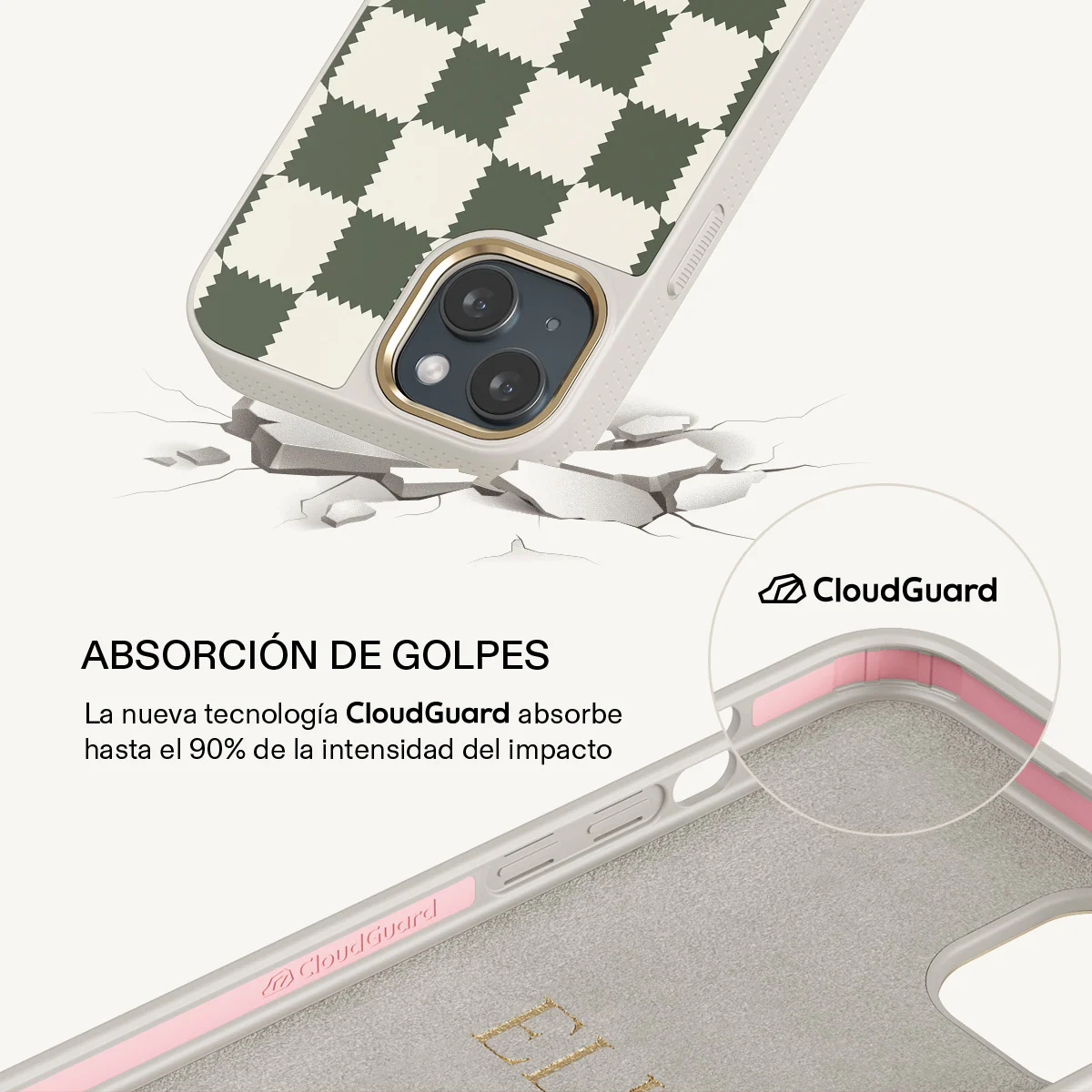 Retro Grid - iPhone 15 Plus Funda - Image 21
