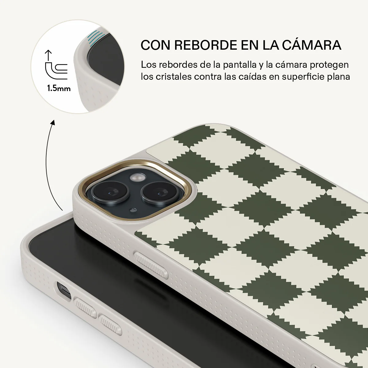 Retro Grid - iPhone 15 Plus Funda - Image 22