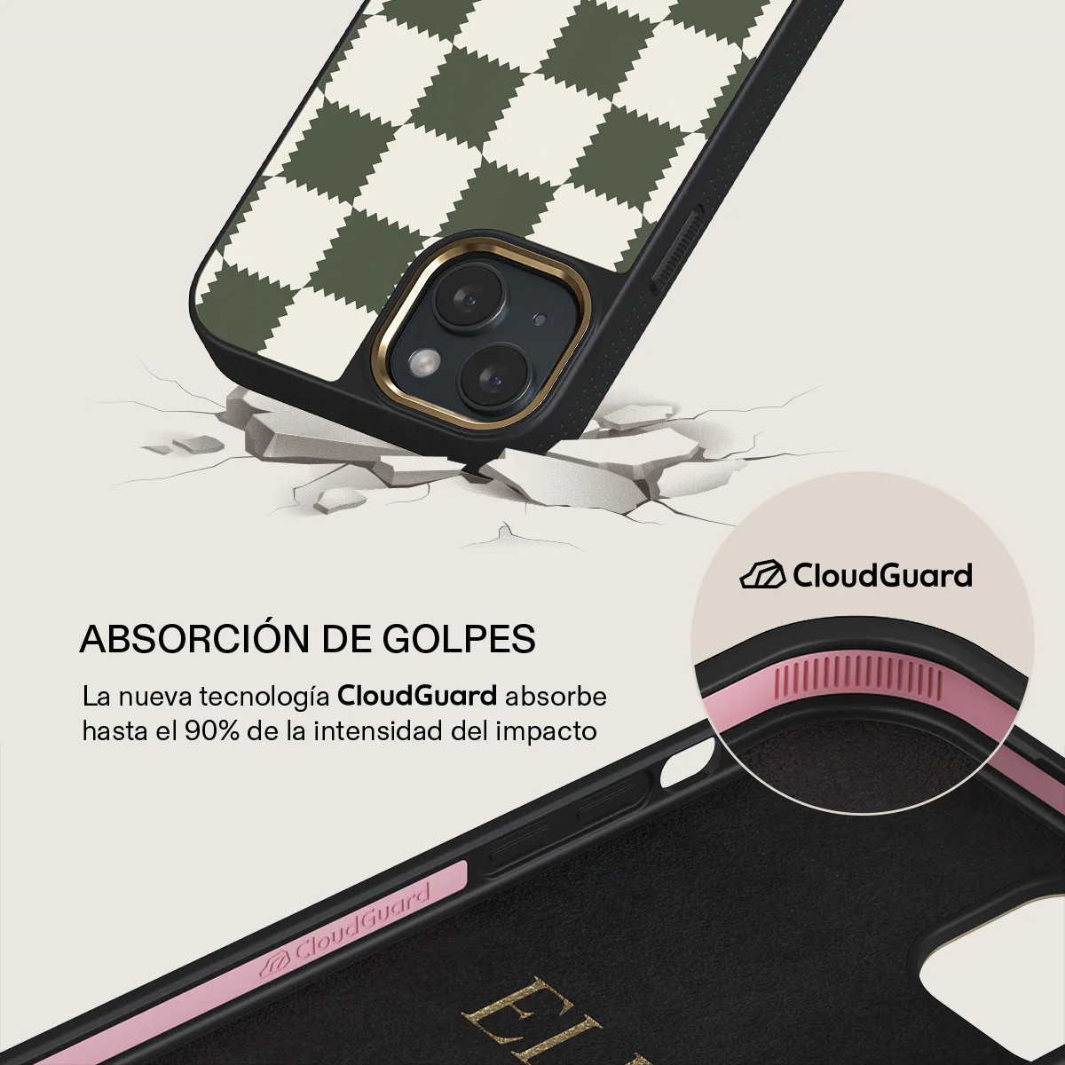 Retro Grid - iPhone 15 Plus Funda - Image 7