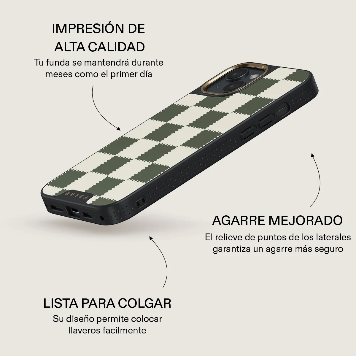 Retro Grid - iPhone 15 Plus Funda - Image 9