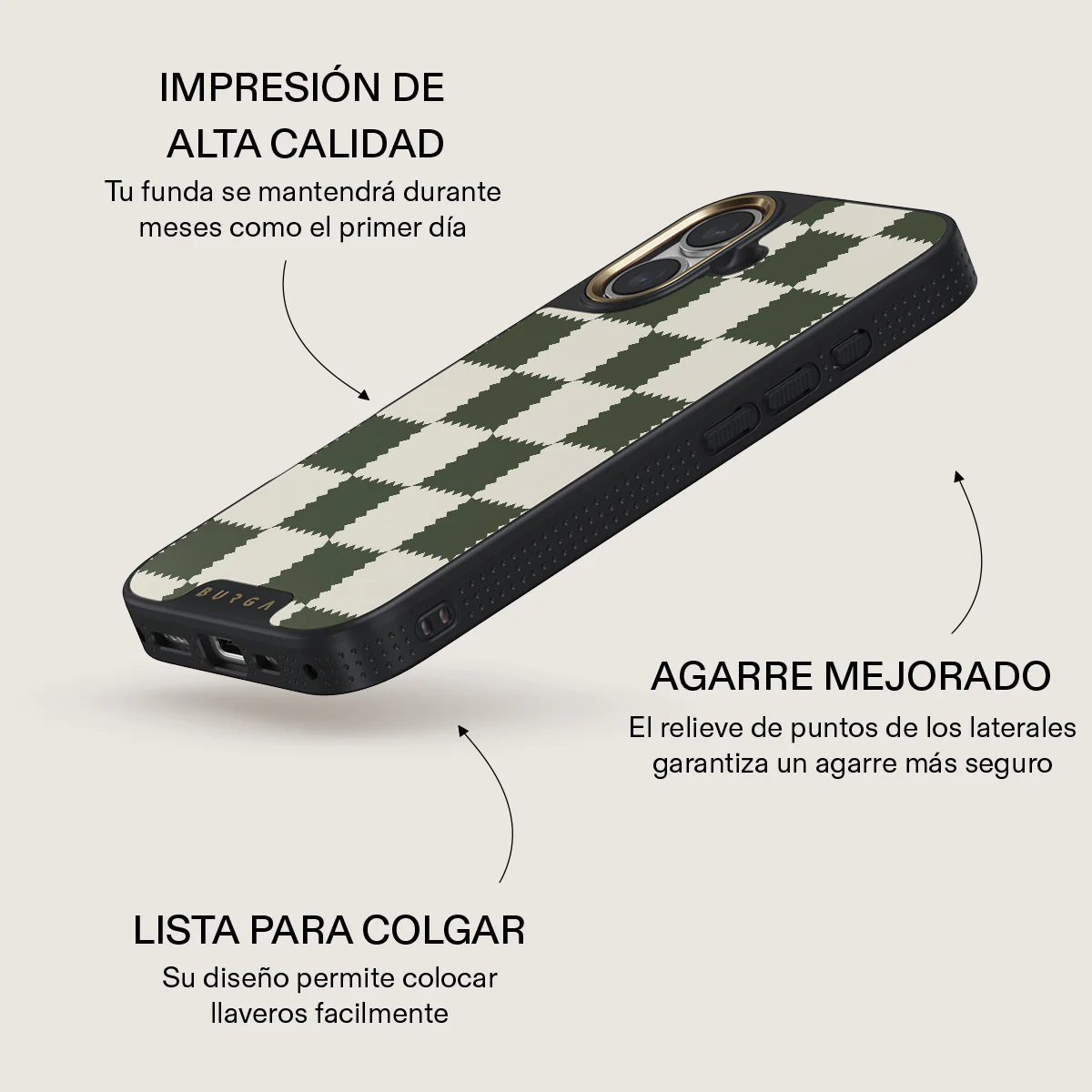 Retro Grid - iPhone 16 Plus Funda - Image 10