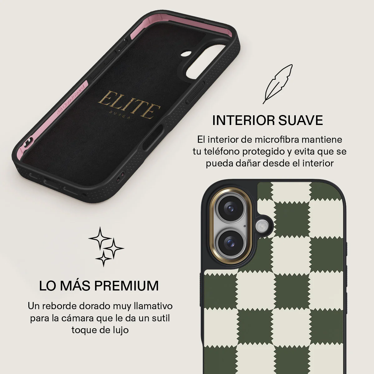 Retro Grid - iPhone 16 Plus Funda - Image 11