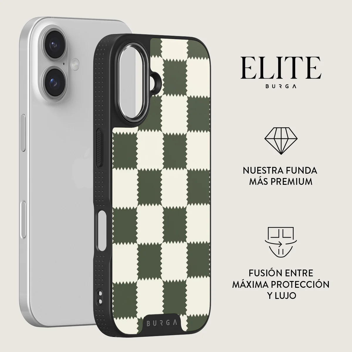 Retro Grid - iPhone 16 Plus Funda - Image 14