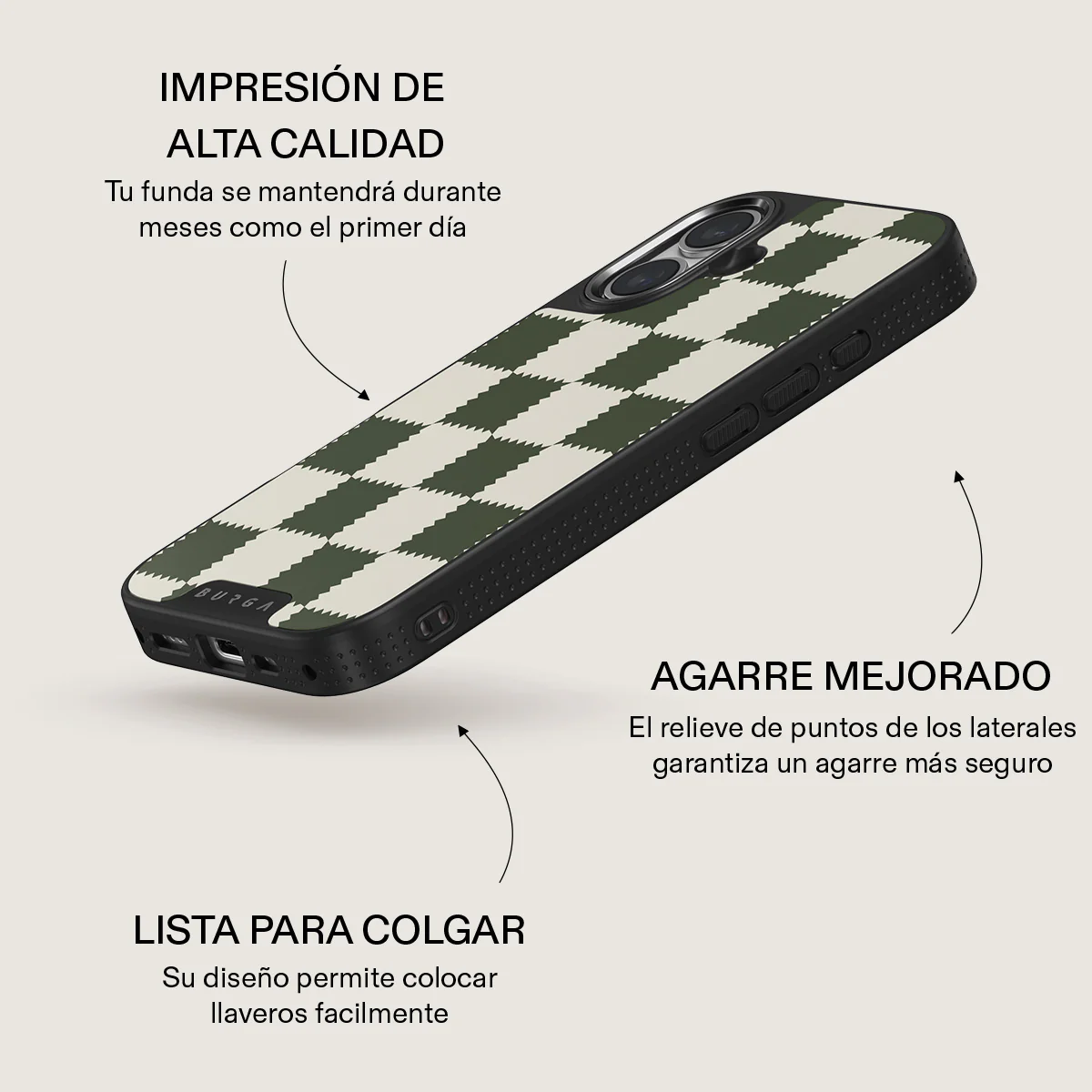 Retro Grid - iPhone 16 Plus Funda - Image 17