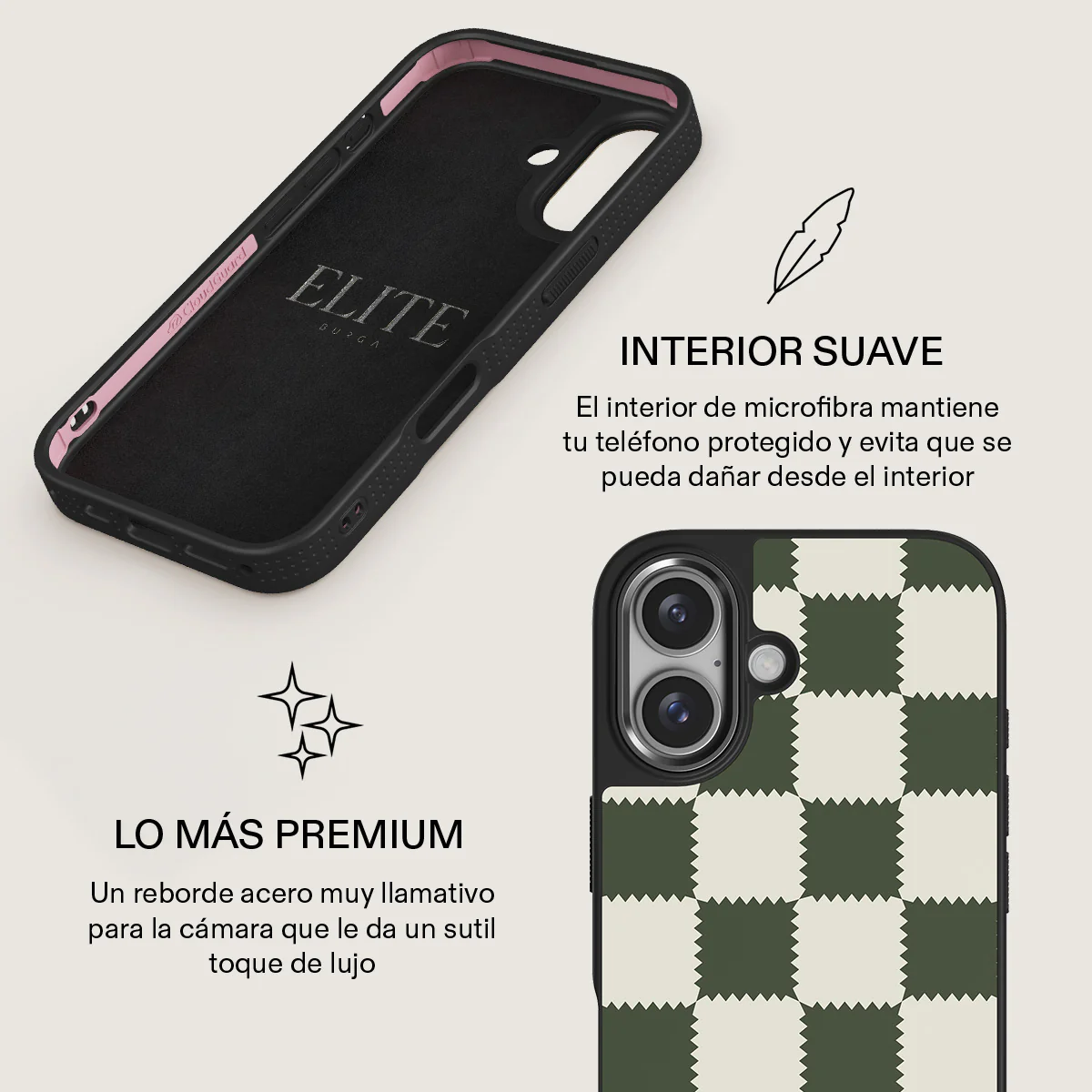 Retro Grid - iPhone 16 Plus Funda - Image 18