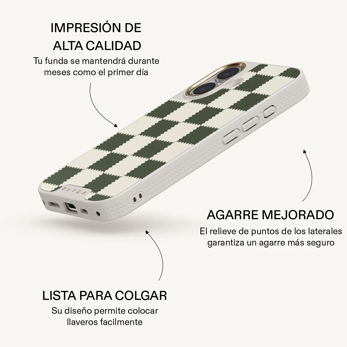 Retro Grid - iPhone 16 Plus Funda - Image 24