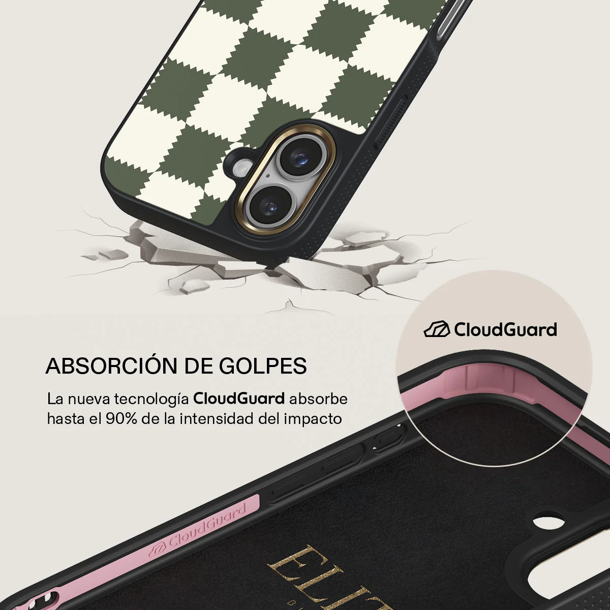 Retro Grid - iPhone 16 Plus Funda - Image 8