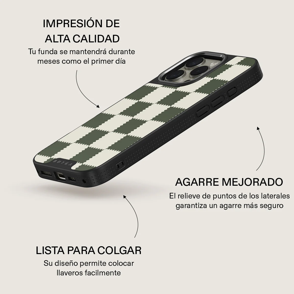Retro Grid - iPhone 16 Pro Funda - Image 17