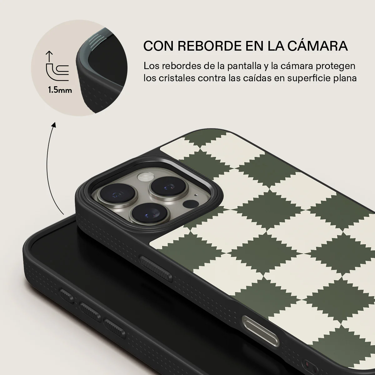 Retro Grid - iPhone 16 Pro Max Funda - Image 16