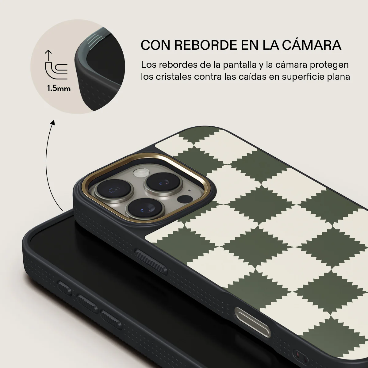Retro Grid - iPhone 16 Pro Max Funda - Image 9