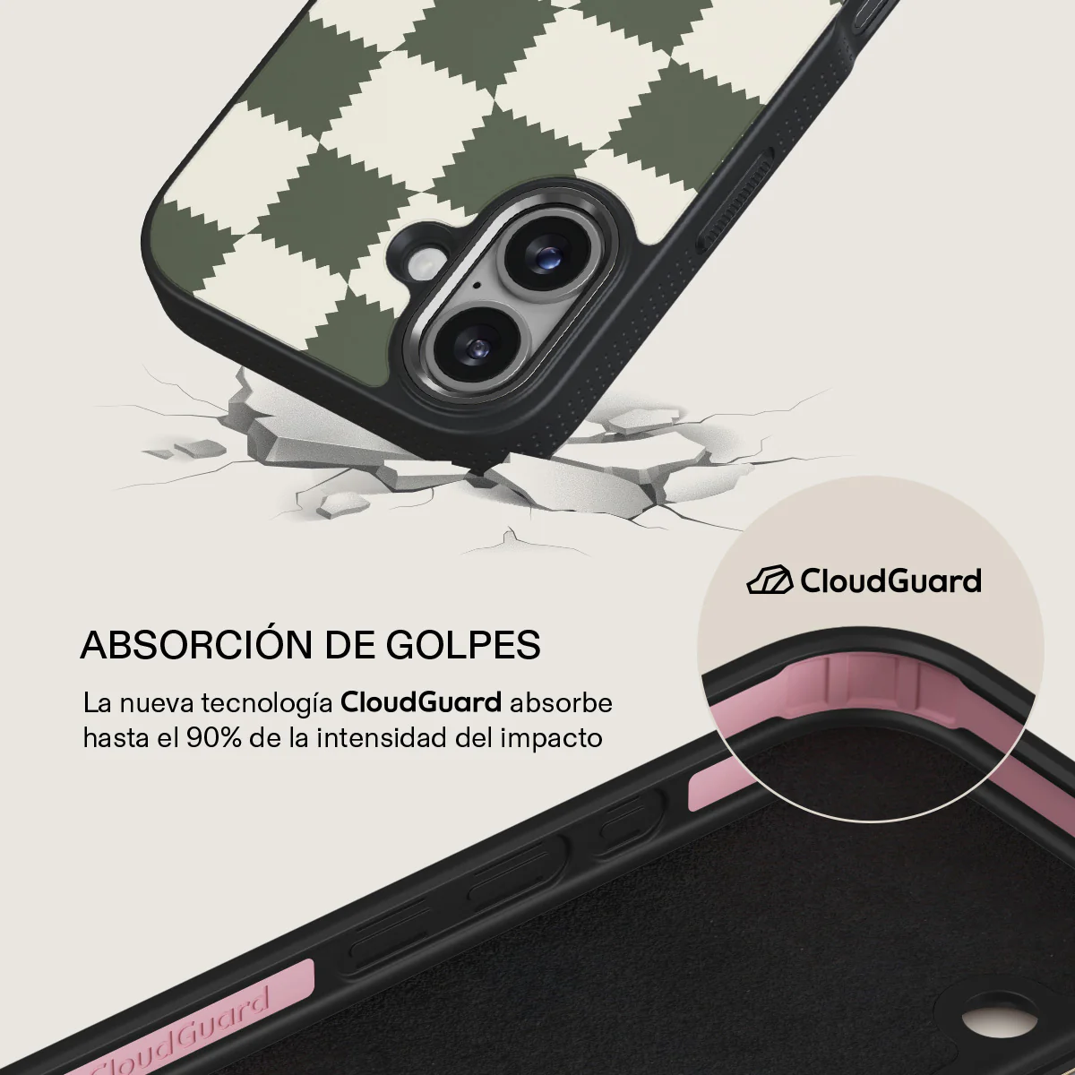 Retro Grid - iPhone 17 Funda - Image 14
