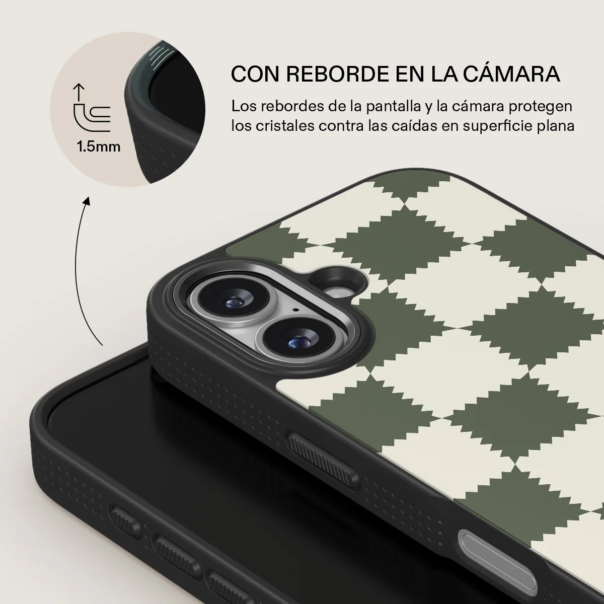 Retro Grid - iPhone 17 Funda - Image 15