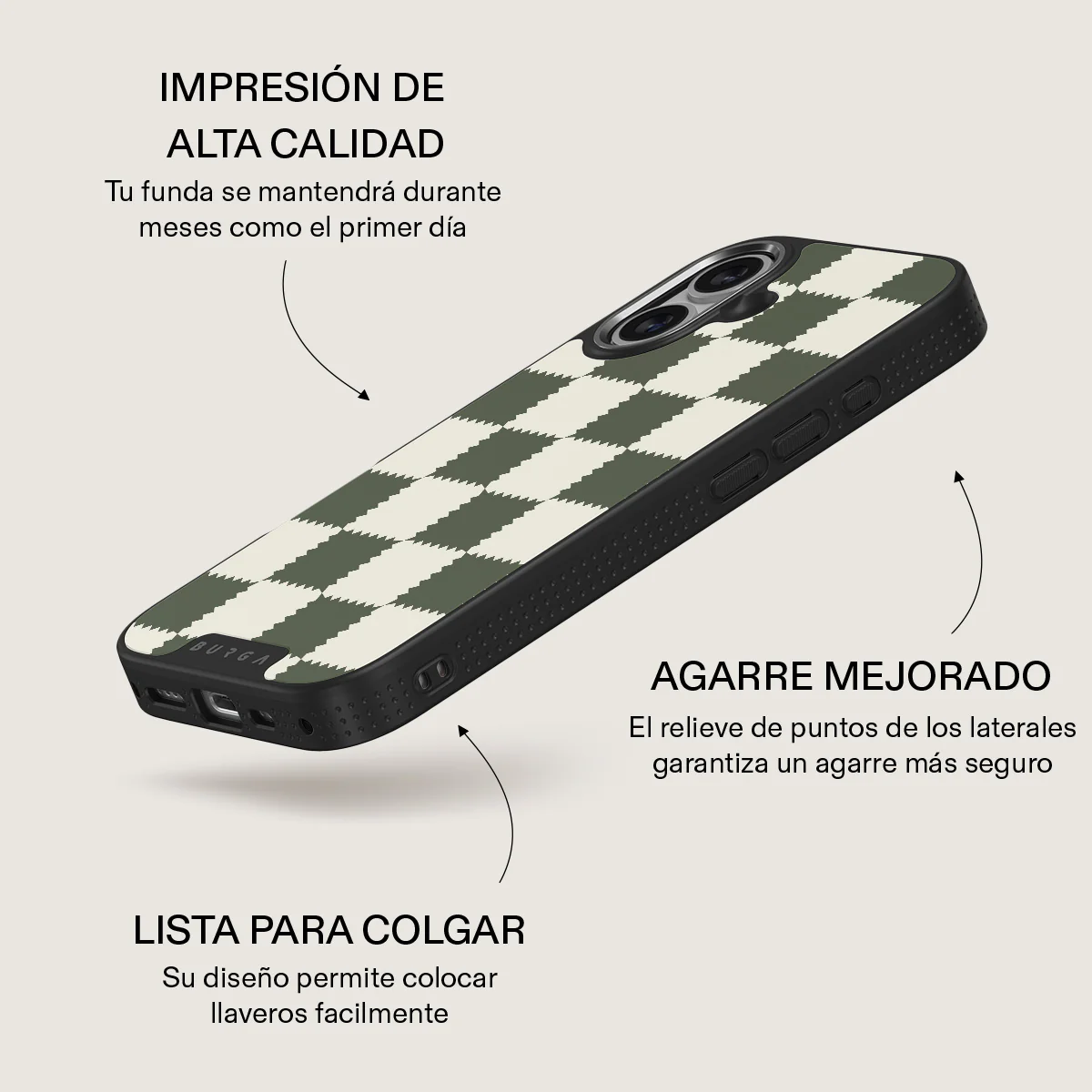 Retro Grid - iPhone 17 Funda - Image 16