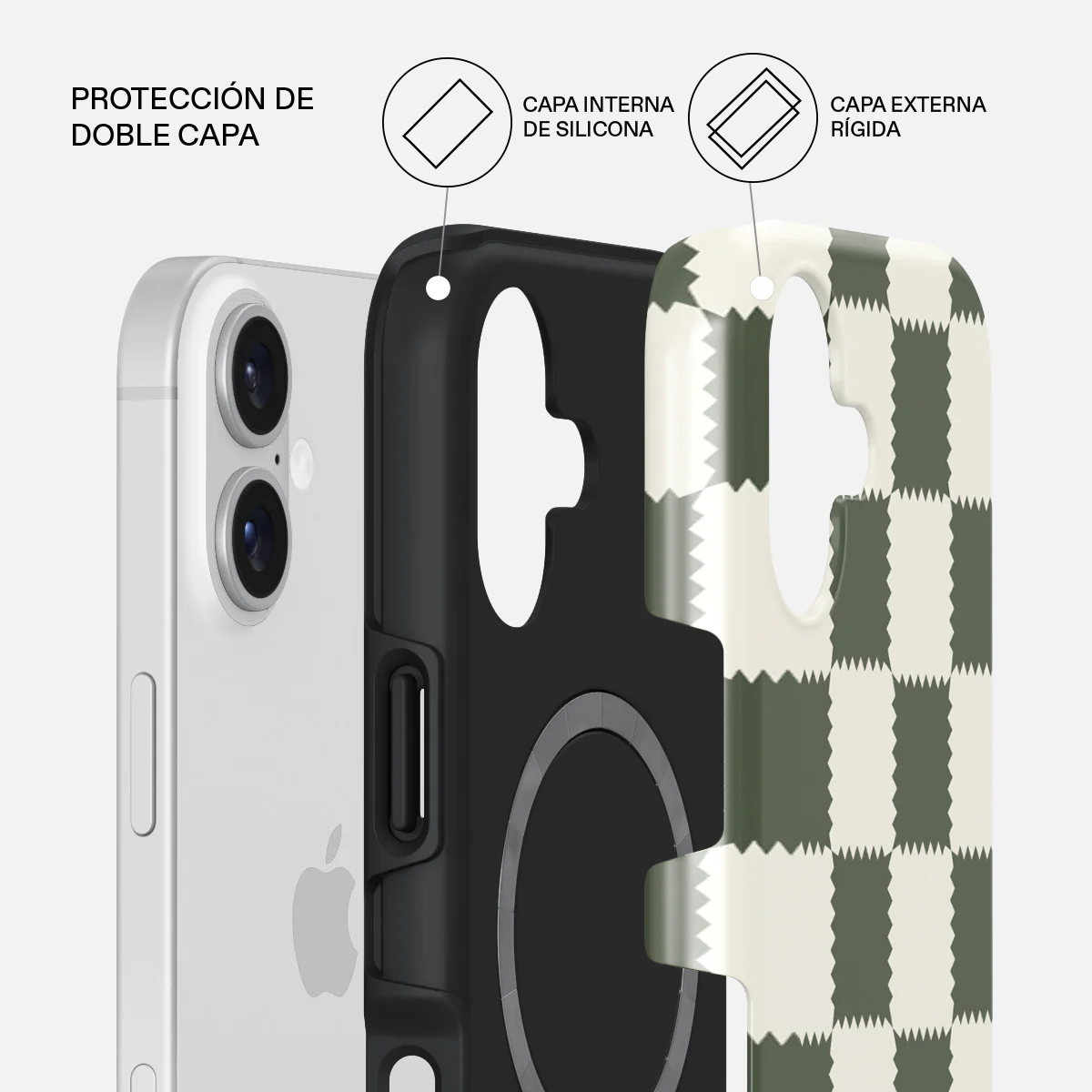 Retro Grid - iPhone 17 Funda - Image 2