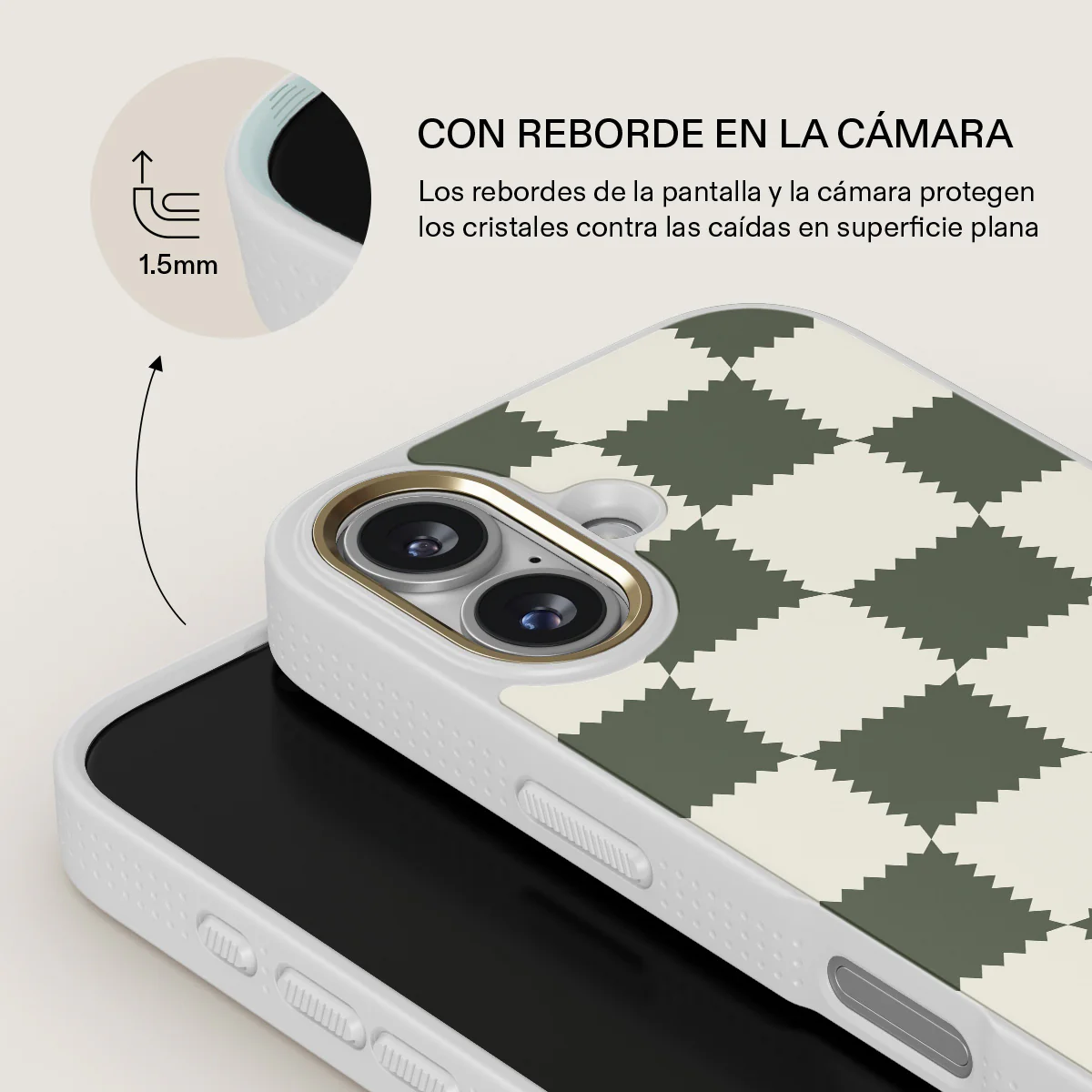 Retro Grid - iPhone 17 Funda - Image 22