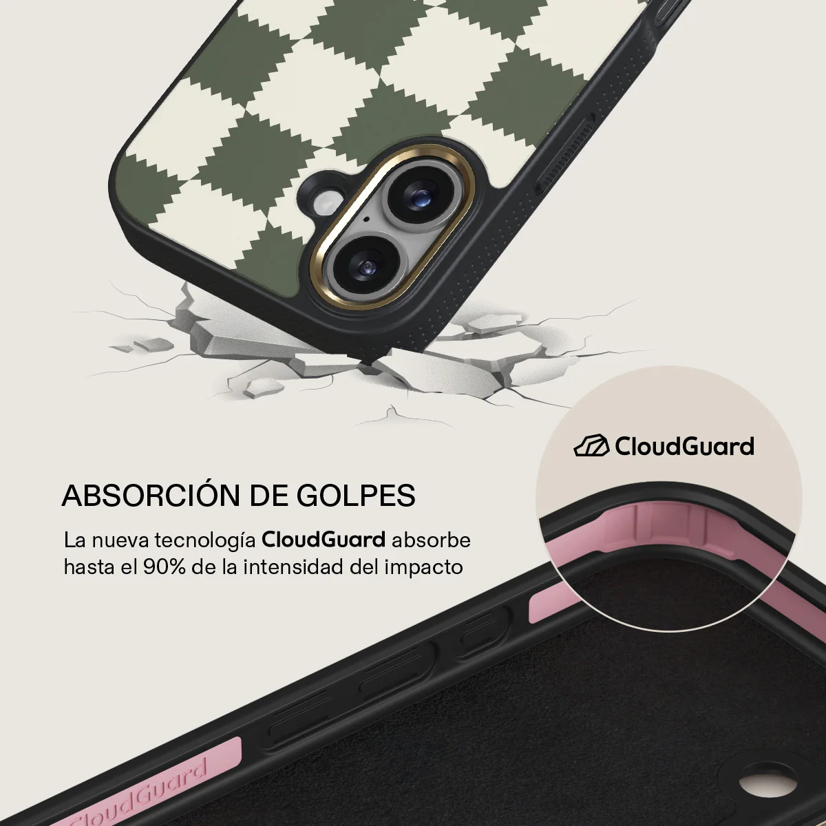 Retro Grid - iPhone 17 Funda - Image 7
