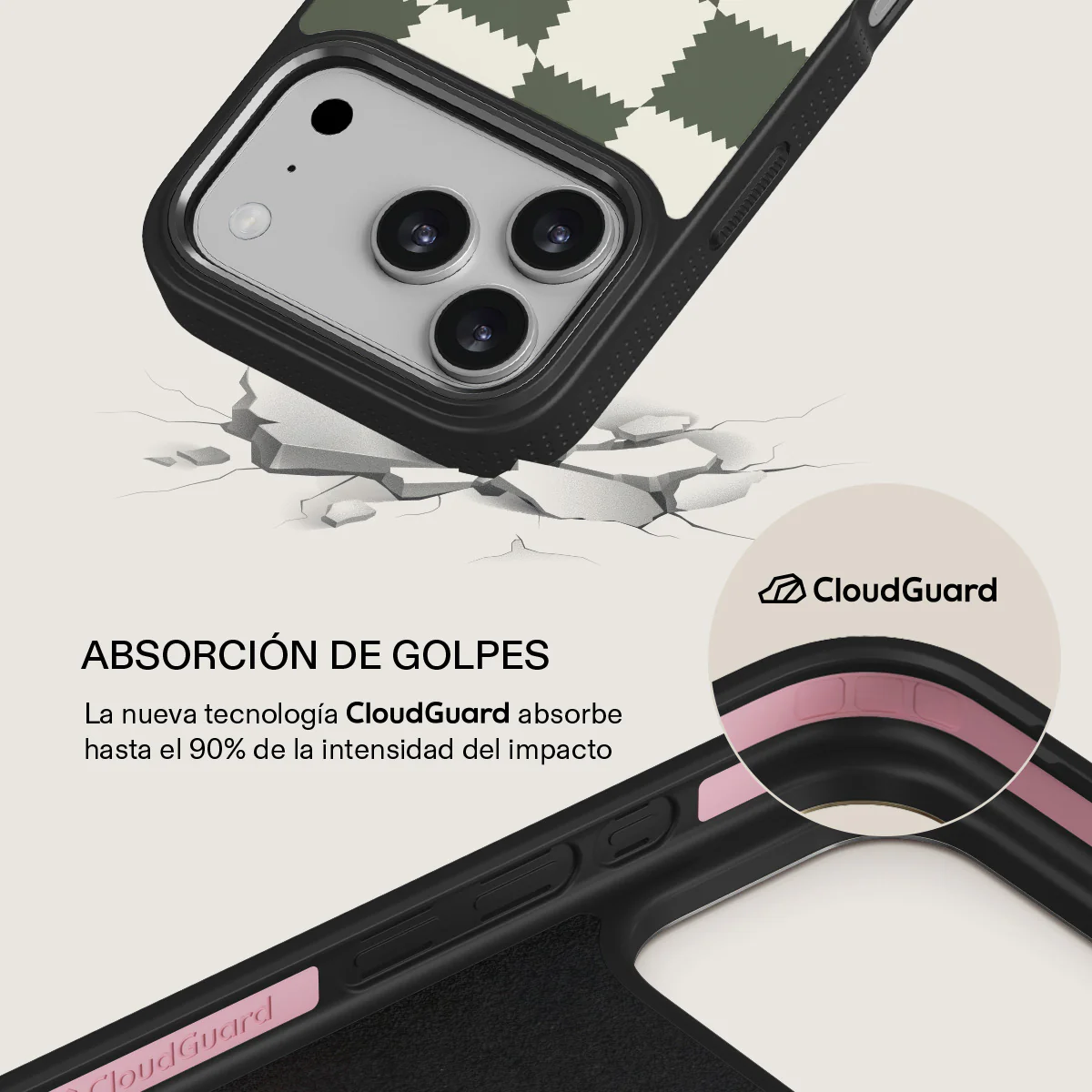 Retro Grid - iPhone 17 Pro Funda - Image 14