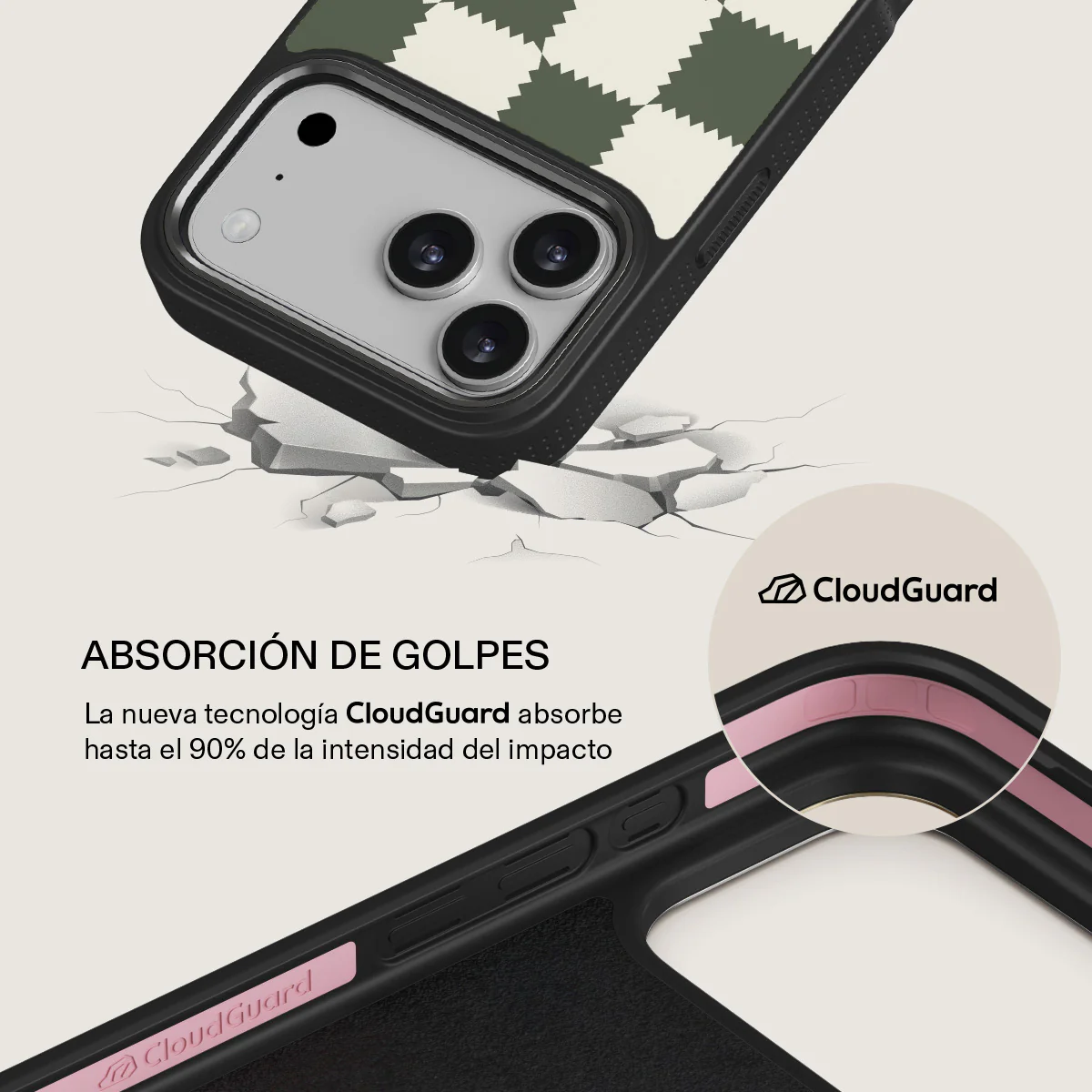 Retro Grid - iPhone 17 Pro Max Funda - Image 14