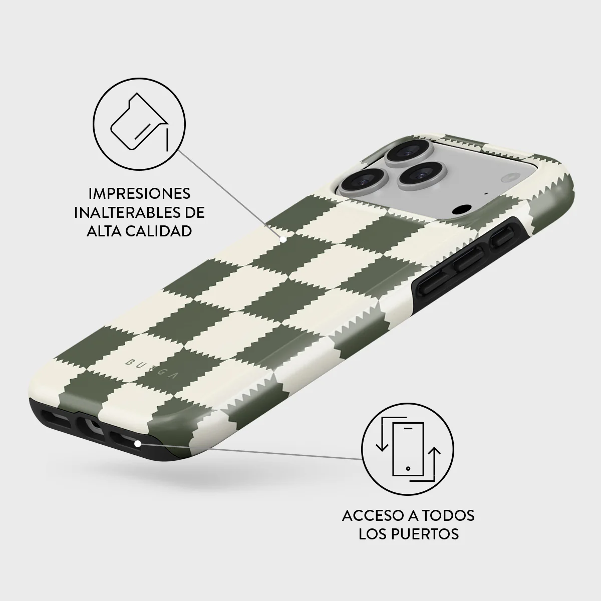 Retro Grid - iPhone 17 Pro Max Funda - Image 3