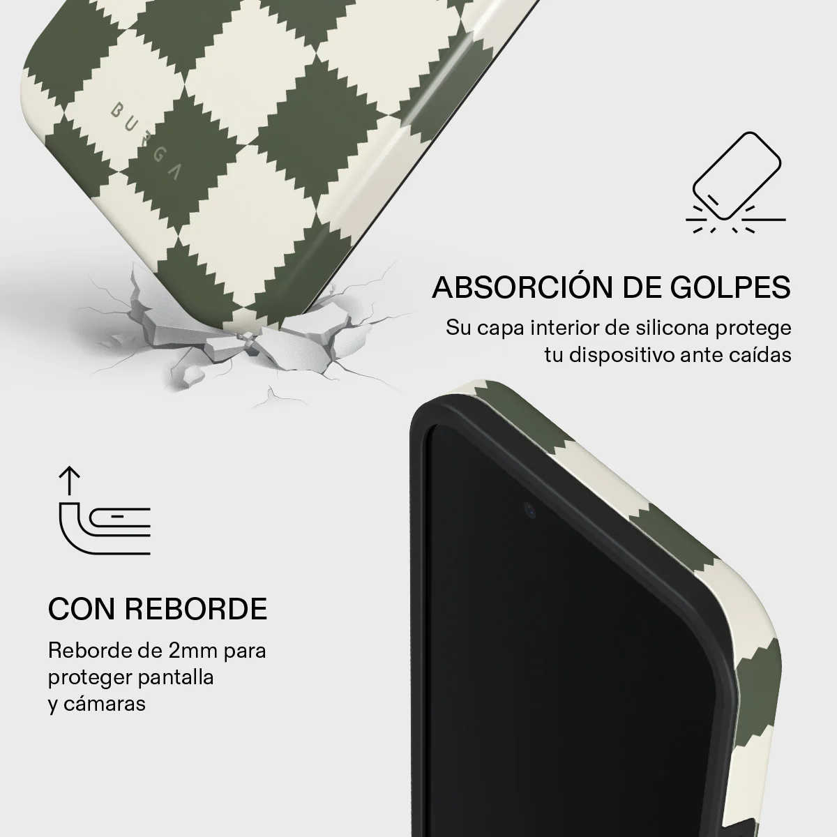 Retro Grid - iPhone 17e Funda - Image 4