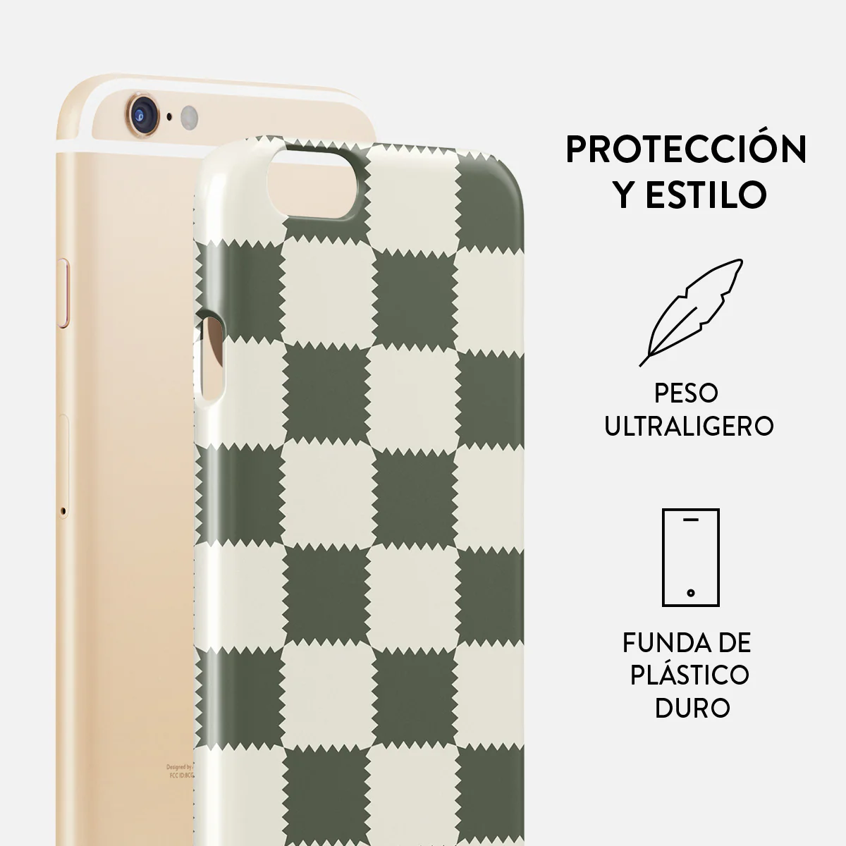Retro Grid - iPhone 6 / 6S Funda - Image 2