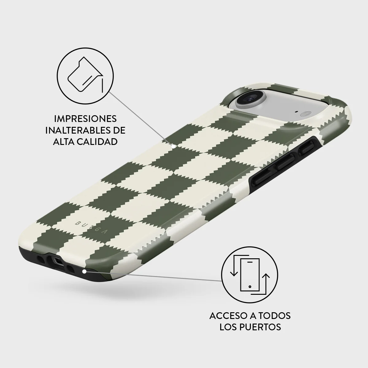Retro Grid - iPhone Air Funda - Image 3