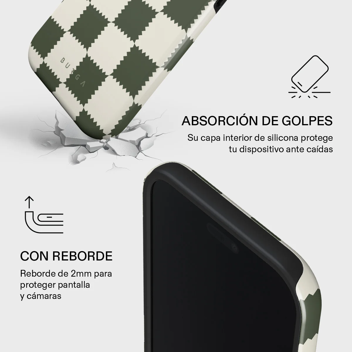 Retro Grid - iPhone Air Funda - Image 4