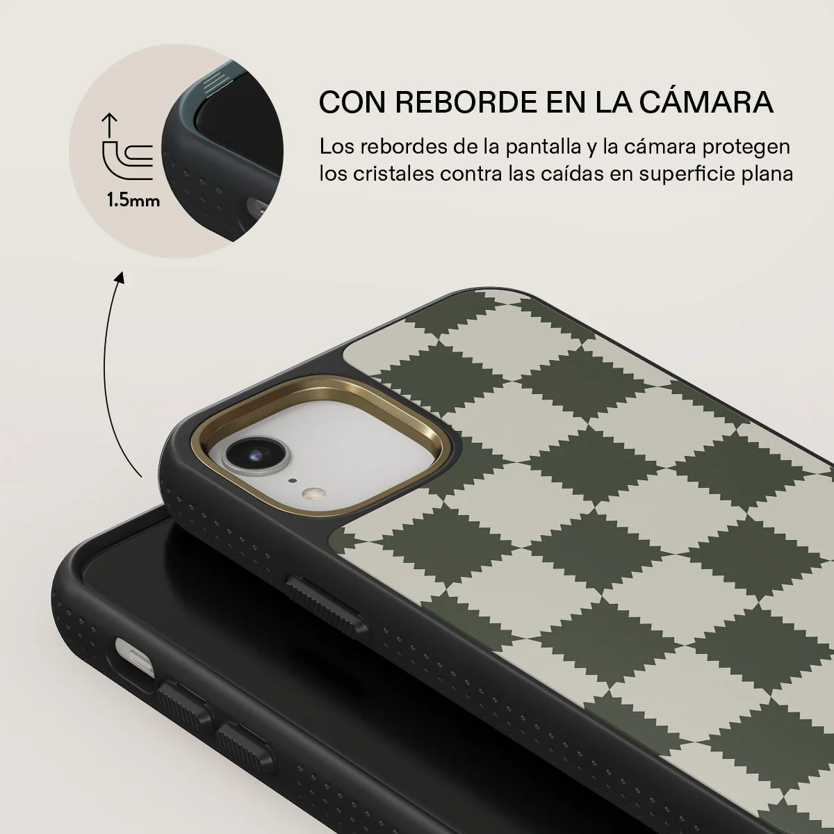 Retro Grid - iPhone XR Funda - Image 12