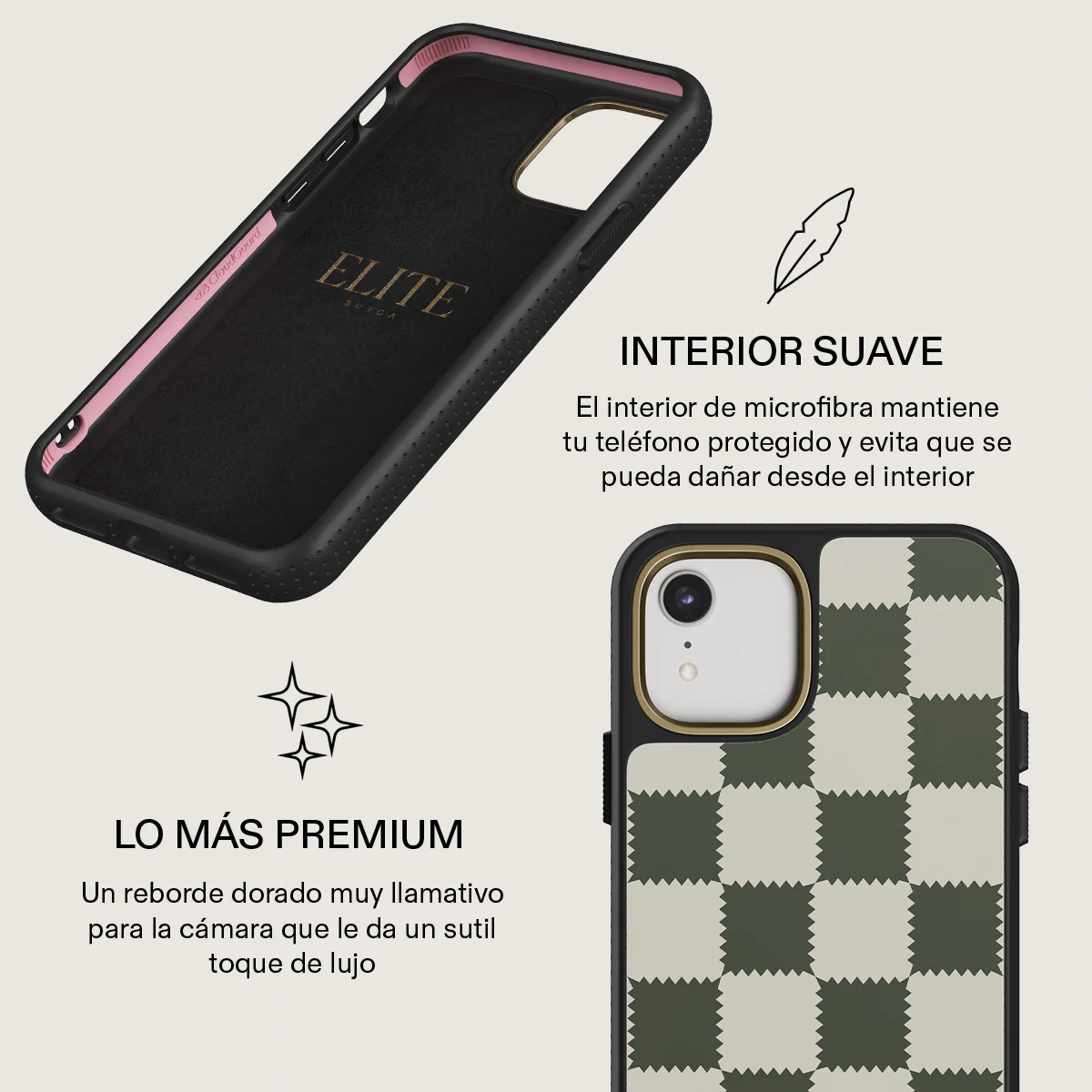 Retro Grid - iPhone XR Funda - Image 14